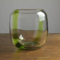 Hand-Blown Art Glass Decorative Vase