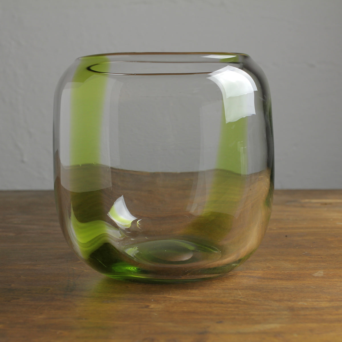 Hand-Blown Art Glass Decorative Vase