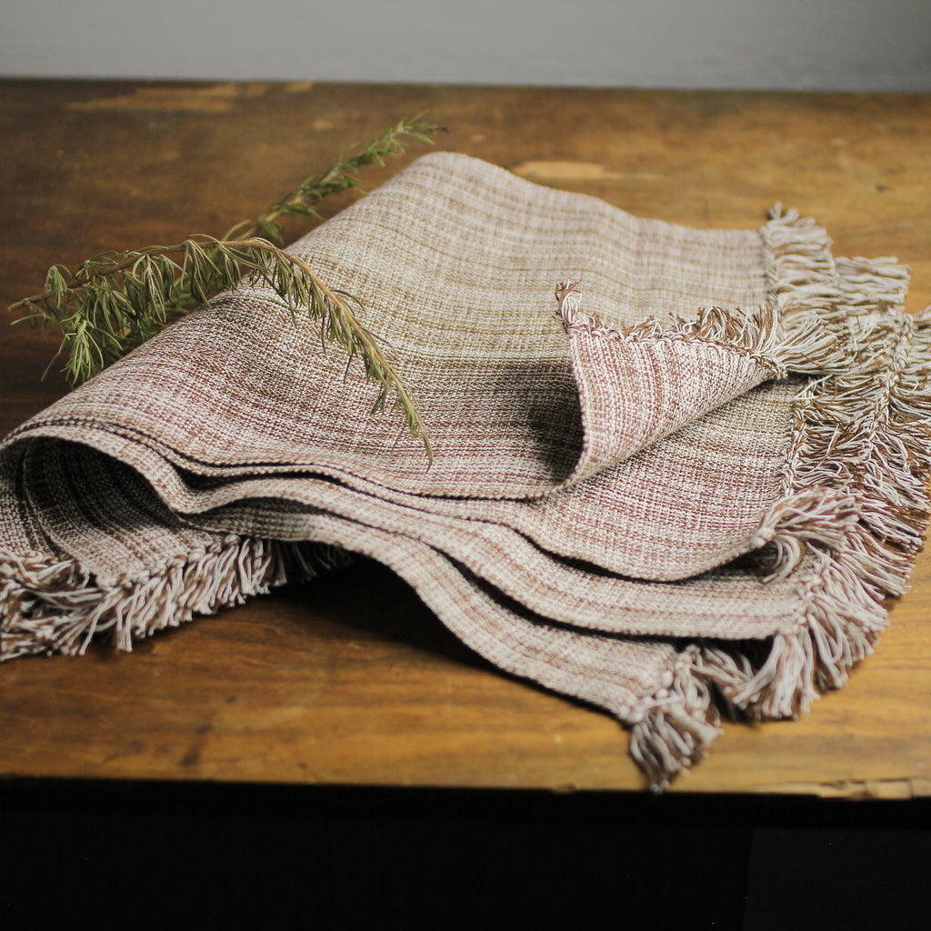 Set of 4 Woven Cotton Placemats