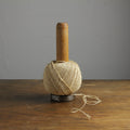 Vintage Industrial Wooden Textile Mill Bobbin