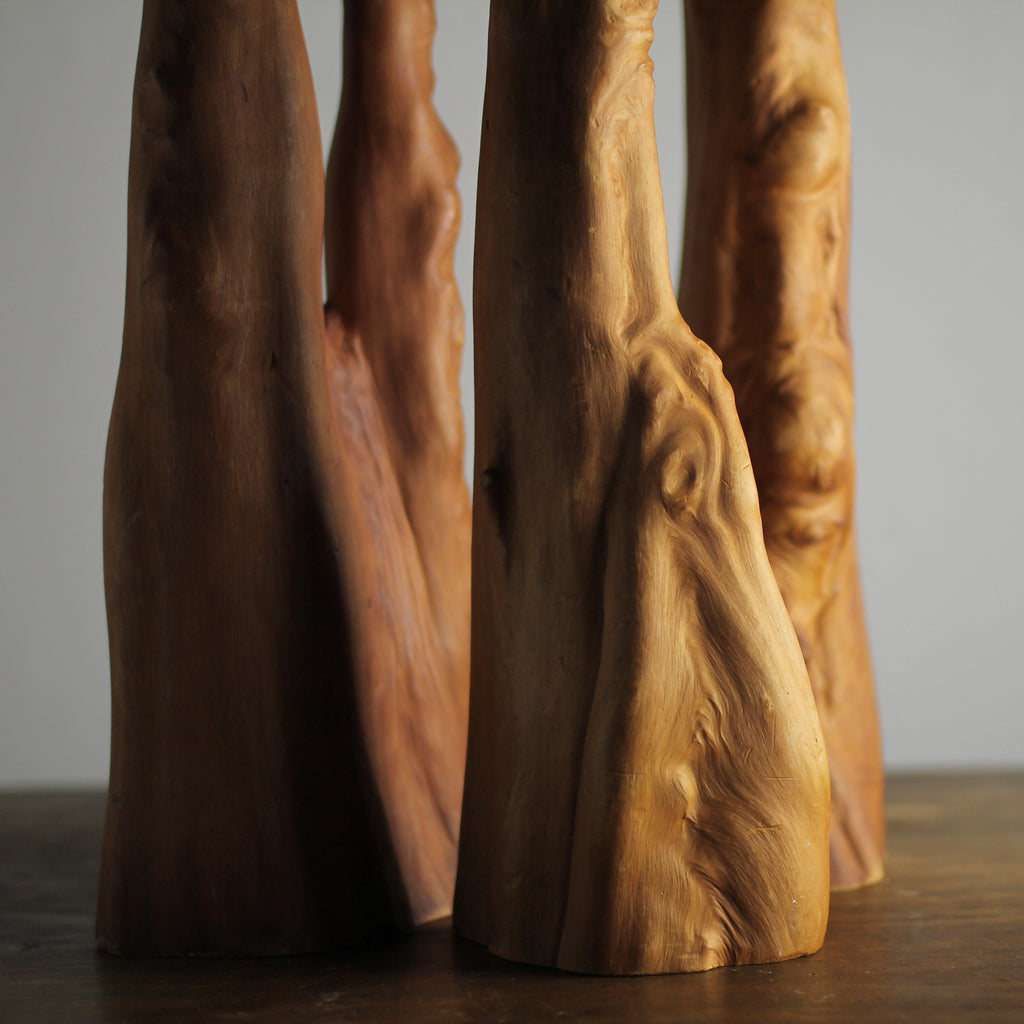 Set of 3 Cypress Knee Sculptures