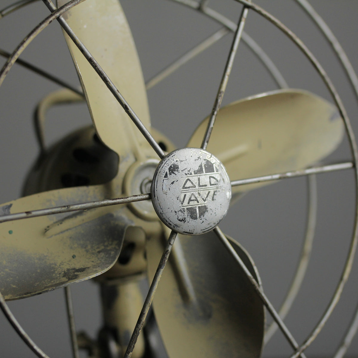 Sears, Roebuck & Co. Cold Wave Vintage Metal Table Fan, c. 1920s-50s