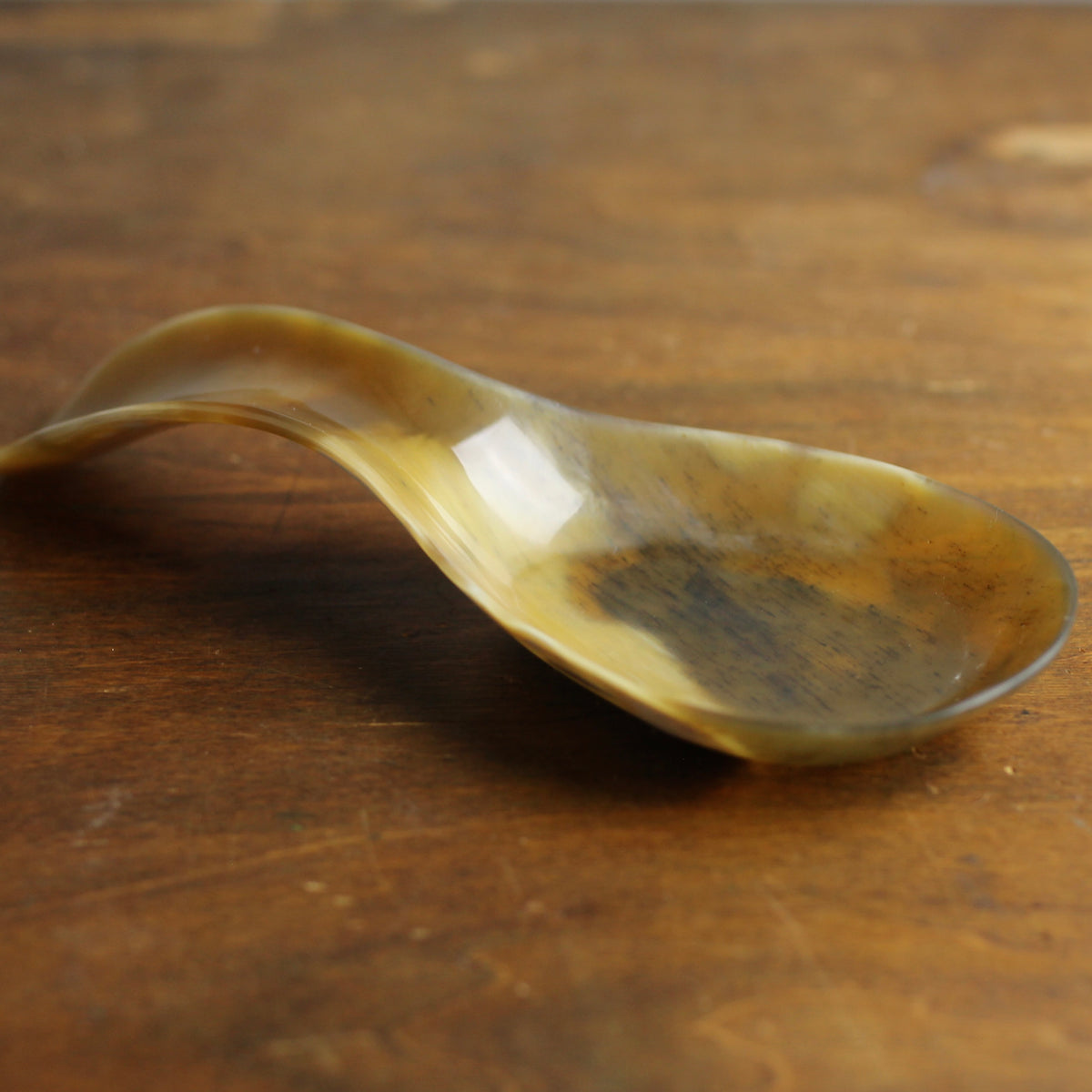 Handcrafted Buffalo Horn Spoon Rest