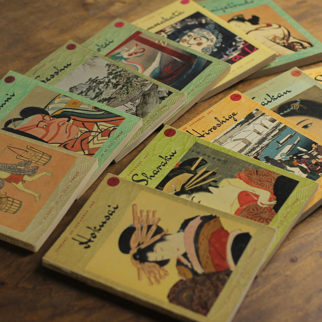 Vintage Kodansha Library of Japanese Art Book Set, 11 Volumes, Second Printing (1960)
