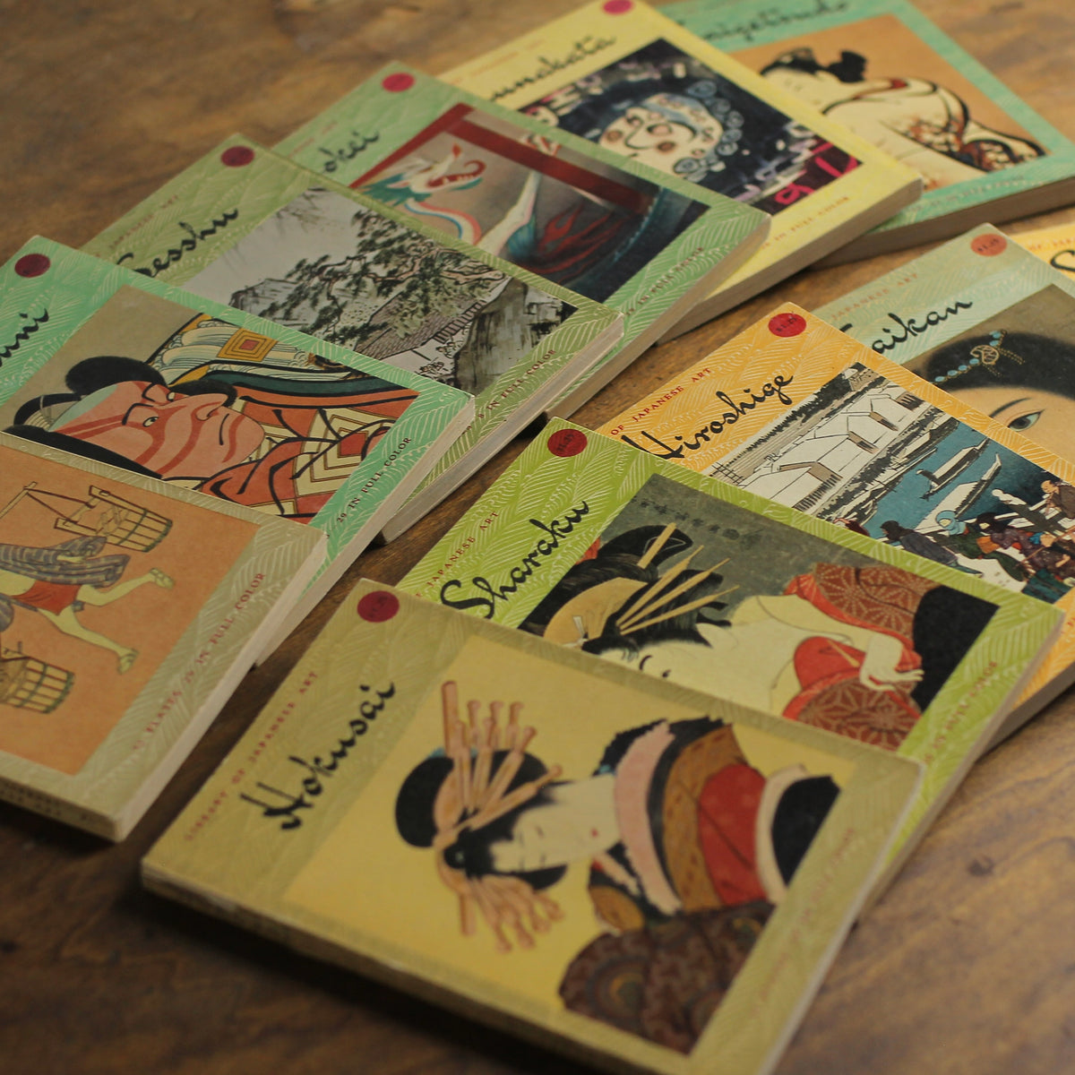 Vintage Kodansha Library of Japanese Art Book Set, 11 Volumes, Second Printing (1960)