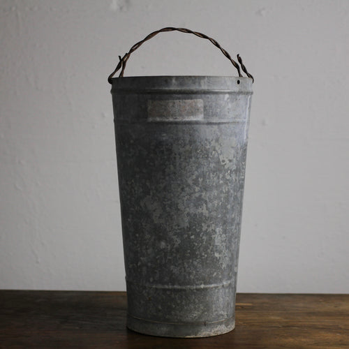 Antique Reimagined American Caboose Stove Fire Bucket, 1920s